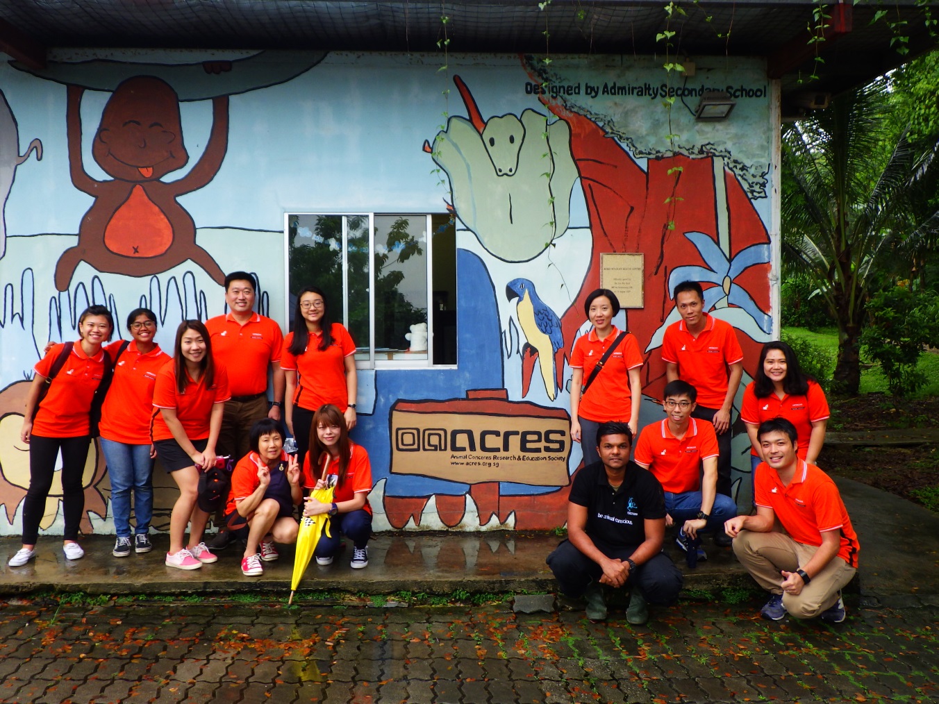 Volunteer Work at ACRES (Animal Concerns Research and Education Society) -  Hitachi Construction Machinery Asia & Pacific